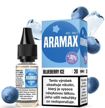 Levně Aramax (Aramax Salt) 10ml Blueberry Ice Nikotín: 10mg