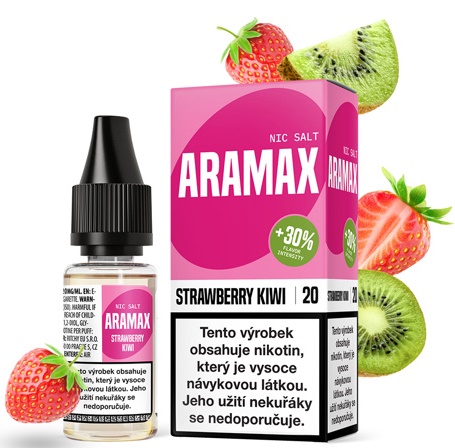 Levně Aramax (Aramax Salt) 10ml Strawberry Kiwi Nikotín: 10mg