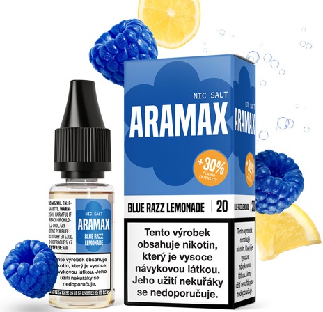 Levně Aramax (Aramax Salt) 10ml Blue Razz Lemonade Nikotín: 10mg