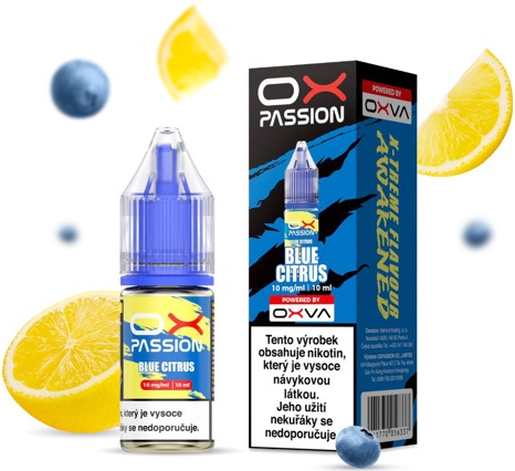 Levně Oxva (Oxva Salt) 10ml Blue Citrus Nikotín: 10mg