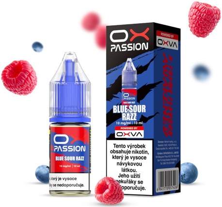 Levně Oxva (Oxva Salt) 10ml Blue Sour Razz Nikotín: 10mg