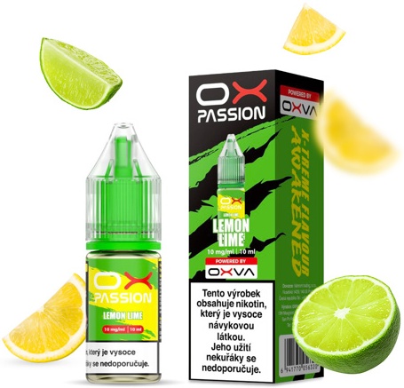 Levně Oxva (Oxva Salt) 10ml Lemon Lime Nikotín: 10mg