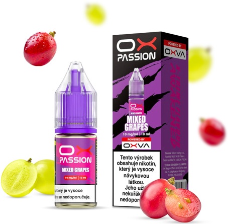 Levně Oxva (Oxva Salt) 10ml Mixed Grapes Nikotín: 10mg