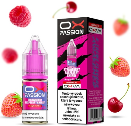 Levně Oxva (Oxva Salt) 10ml Strawberry Raspberry Cherry Nikotín: 10mg