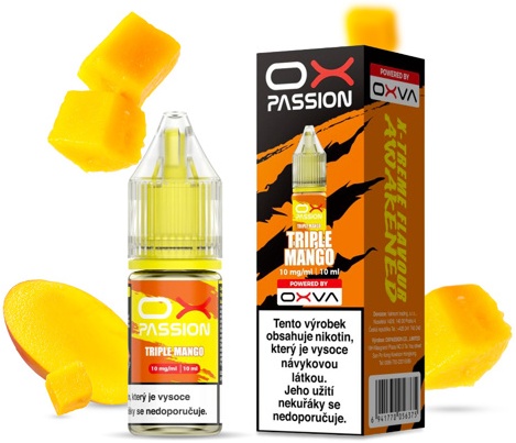 Levně Oxva (Oxva Salt) 10ml Triple Mango Nikotín: 10mg