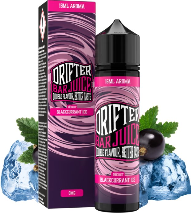 Levně Příchuť Juice Sauz Drifter Shake and Vape 16/60ml Blackcurrant Ice