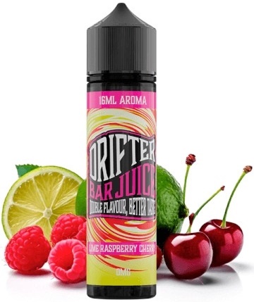 Levně Příchuť Juice Sauz Drifter Shake and Vape 16/60ml Lime Raspberry Cherry