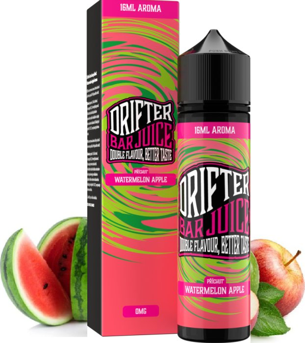 Levně Příchuť Juice Sauz Drifter Shake and Vape 16/60ml Watermelon Apple
