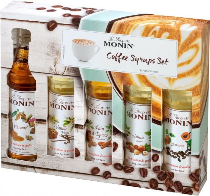 Levně MONIN COFFEE BOX MINI 5×50 ml