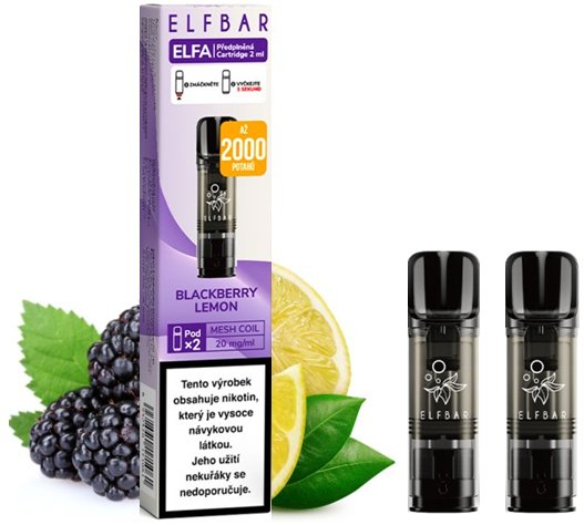 Levně Elf Bar Elf Bar-Elfa Cartridge Blackberry Lemon 20mg