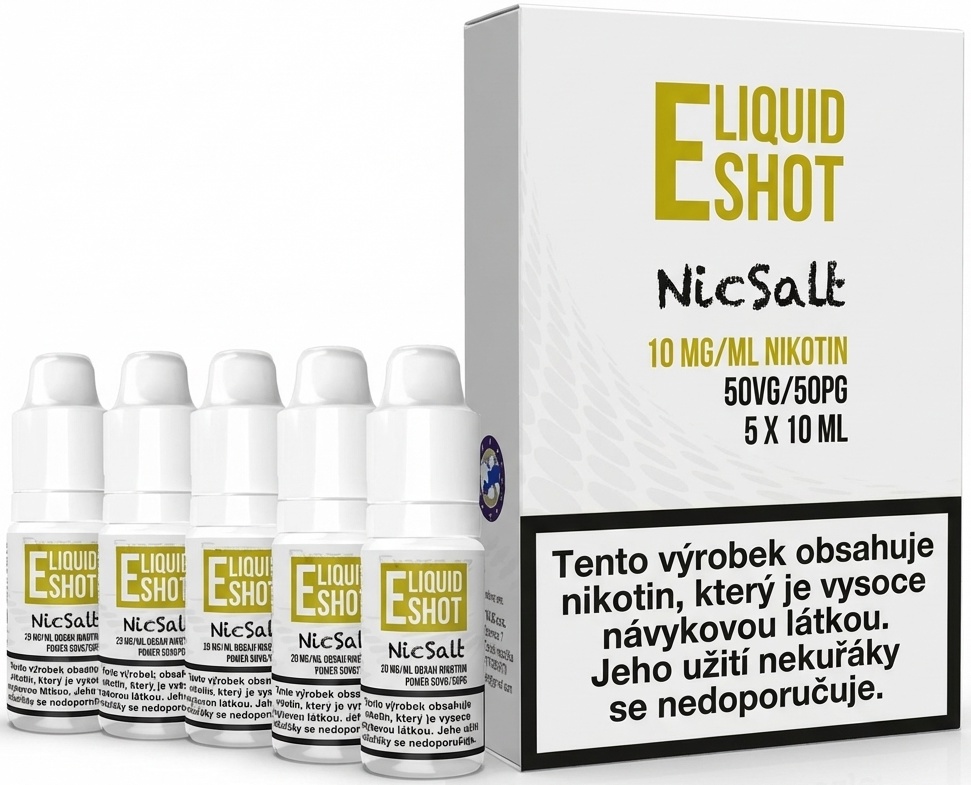 Levně Expran GMBH (Expran) 5x10ml E-Liquid SHOT SALT VPG 50/50 10mg