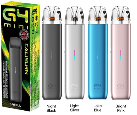 Levně Uwell Caliburn G4 Mini POD elektronická cigareta 1100mAh Barva: Černá