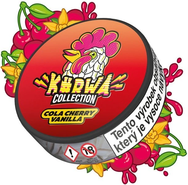 Levně Kurwa Nic.Sáček Cola Cherry Vanilla 12mg