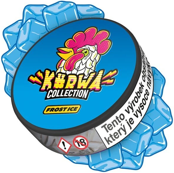 Levně Kurwa Nic.Sáček Frost Ice 12mg