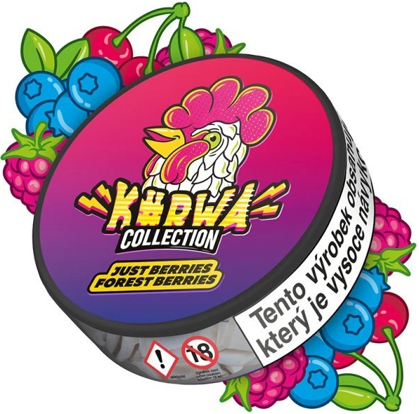 Levně Kurwa Nic.Sáček Just Berries Forest Berries 12mg