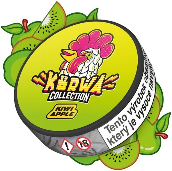 Levně Kurwa Nic.Sáček Kiwi Apple 12mg