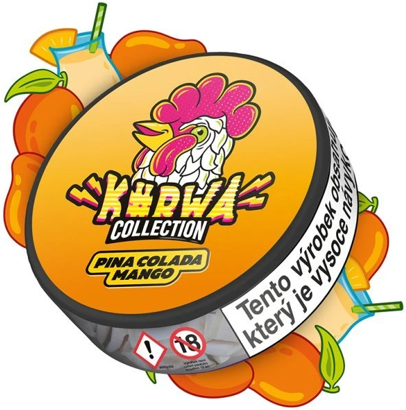 Levně Kurwa Nic.Sáček Pinacolada Mango 12mg