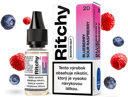 Levně Liqua (Ritchy Salt) 10ml Blueberry Sour Raspberry Nikotín: 10mg