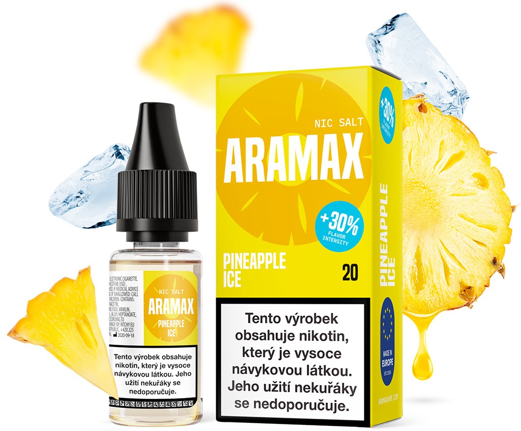 Levně Aramax (Aramax Salt) 10ml Pineapple Ice Nikotín: 10mg
