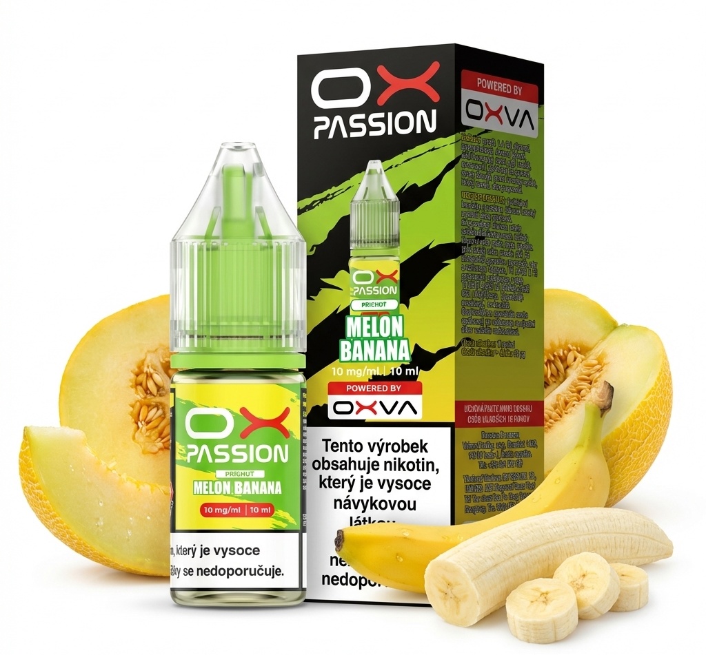 Levně Oxva (Oxva Salt) 10ml Melon Banana Nikotín: 10mg