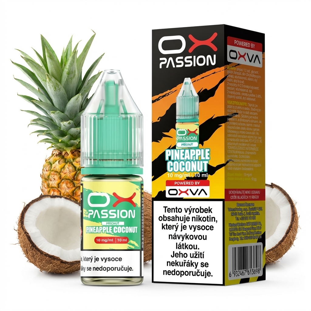 Levně Oxva (Oxva Salt) 10ml Pineapple Coconut Nikotín: 10mg