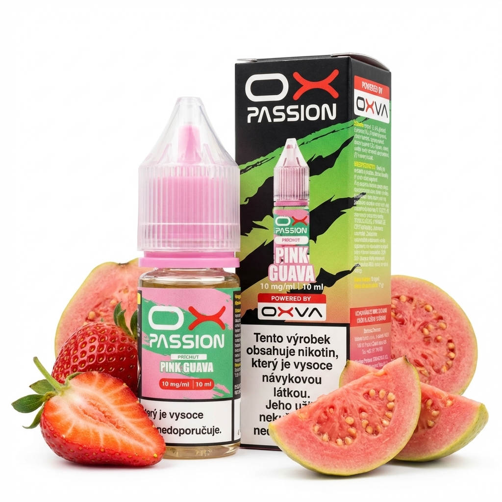 Levně Oxva (Oxva Salt) 10ml Pink Guava Nikotín: 10mg