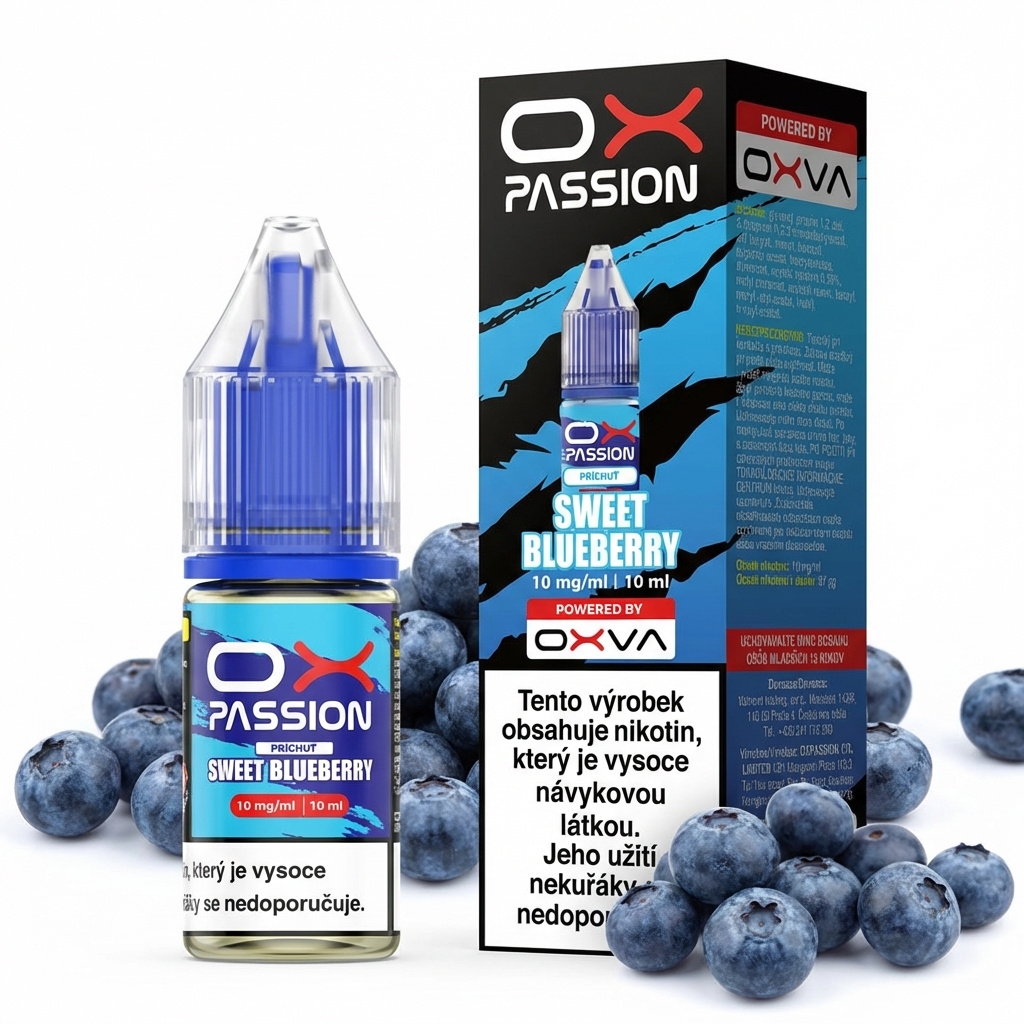 Levně Oxva (Oxva Salt) 10ml Sweet Blueberry Nikotín: 10mg
