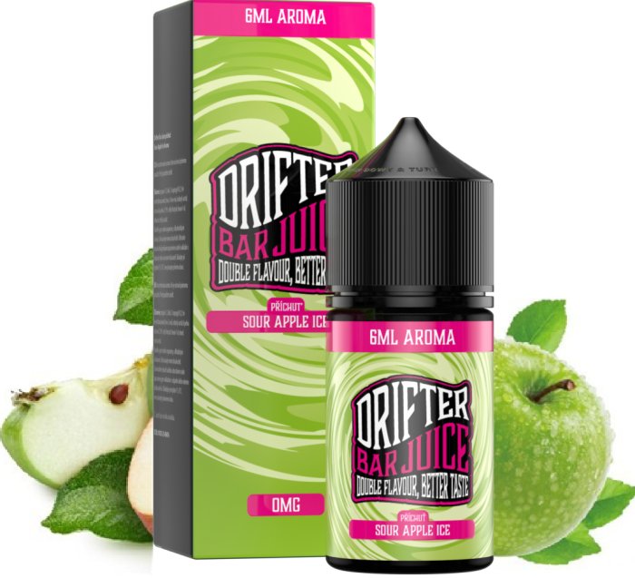 Levně Příchuť Juice Sauz Drifter Shake and Vape 6/30ml Sour Apple Ice