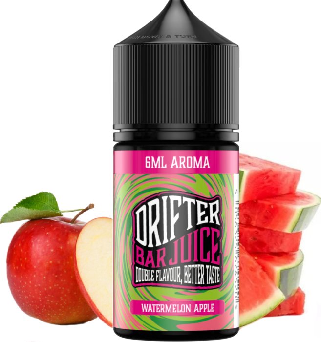 Levně Příchuť Juice Sauz Drifter Shake and Vape 6/30ml Watermelon Apple