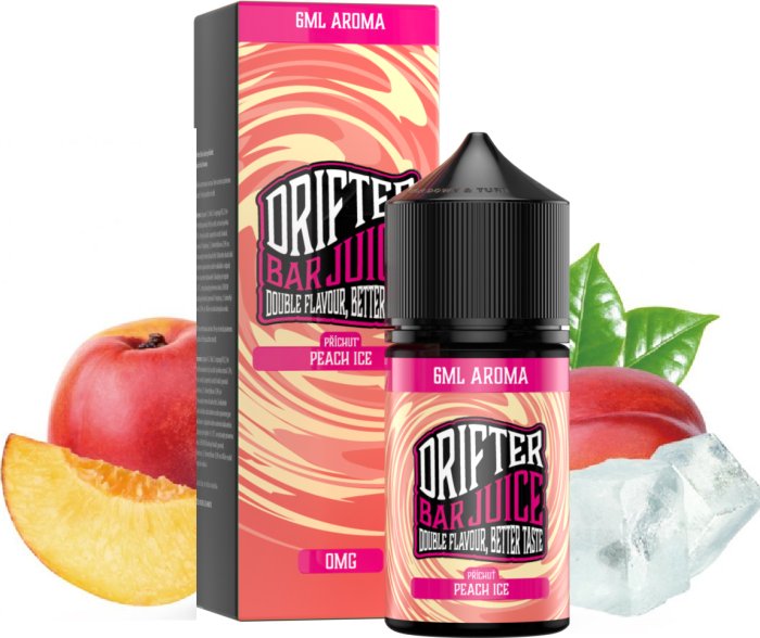 Levně Příchuť Juice Sauz Drifter Shake and Vape 6/30ml Peach Ice