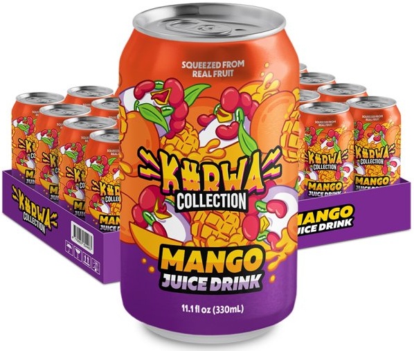 Levně 330ml Kurwa Collection Džus Mango