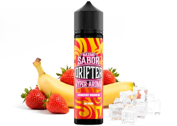 Levně Příchuť Juice Sauz Drifter-Hyper Shake and Vape 5/60ml Strawberry Banana Ice