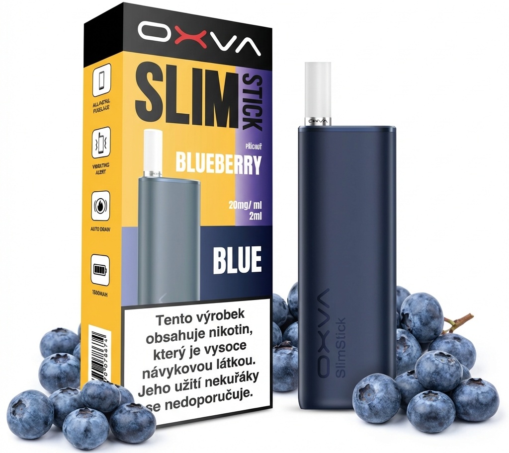 Levně 1x Oxva SlimStick elektronická cigareta Blueberry 1500mAh