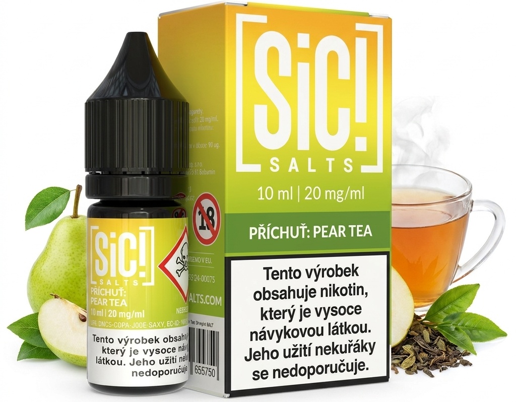 Levně Sic! (Sic! Salt) 10ml Pear Tea Nikotín: 20mg