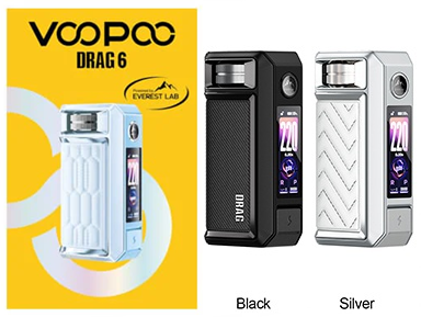 Levně Grip VOOPOO DRAG 6 MOD 4400mAh Barva: Černá