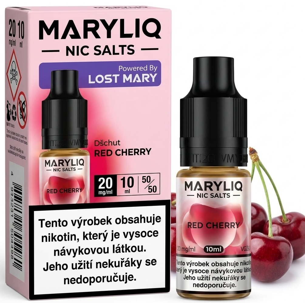 Levně Elf Bar (Elf Bar Maryliq 20mg Salt) 10ml Red Cherry