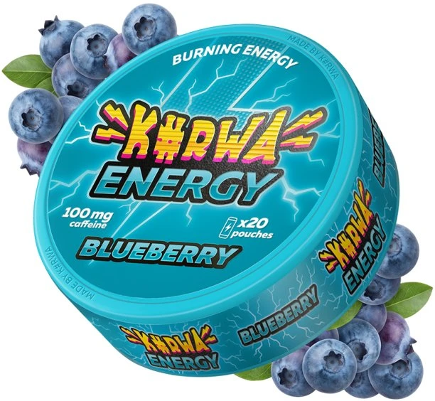 Kurwa Energy.Sáček Blueberry 100mg