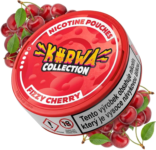 Kurwa Nic.Sáček Fizzy Cherry 12mg
