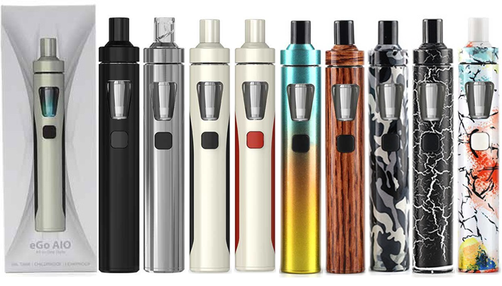 Levně Joyetech eGo AIO elektronická cigareta 1500mAh Barva: Bílá/Černá