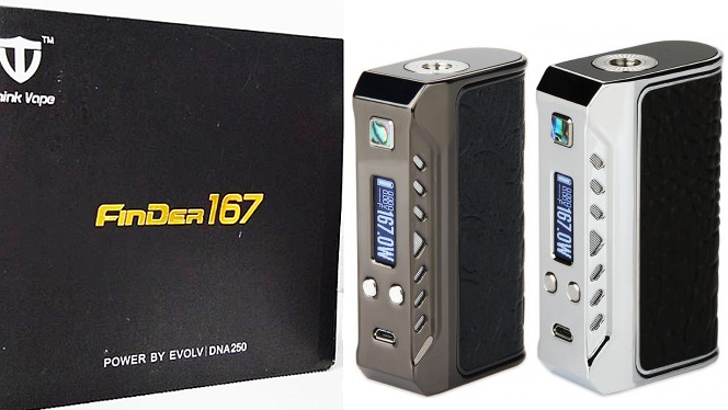 Levně Grip Think Vape Finder DNA 167W Barva: Černá