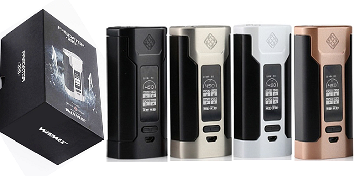 Levně Grip Wismec Predator TC MOD 228W Barva: Bílá