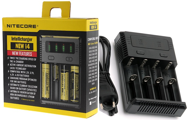 Levně Univerzální nabíječka pro články Nitecore i4 V2