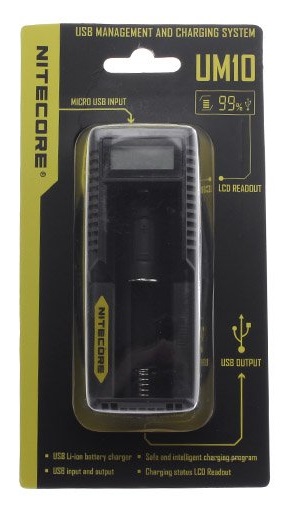 Levně Univerzální nabíječka pro články Nitecore UM10 LCD