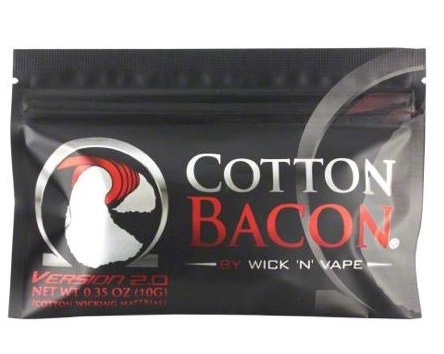 Levně Wick n Vape Bio vata - Cotton Bacon V2 (10ks-pruhy)