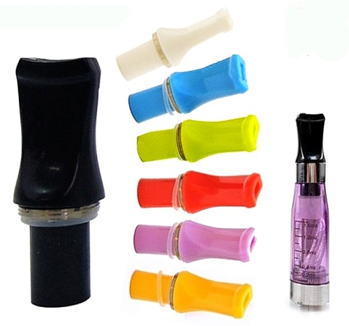 Levně Microcig Náustek plochý na Clearomizer V3/CE5/CE4+ ap.. Barva: Červená