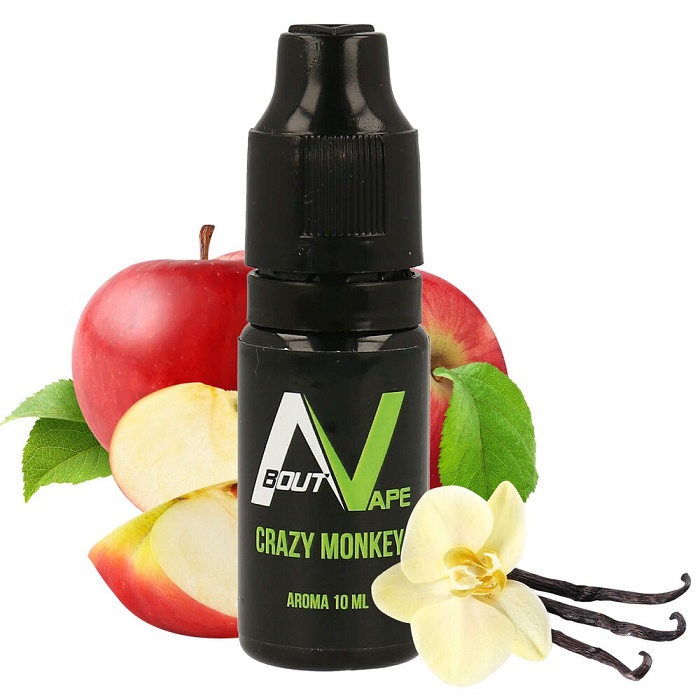 Levně Bozz (Bozz) Příchuť 10ml Crazy Monkey (Jablka s vanilkou)