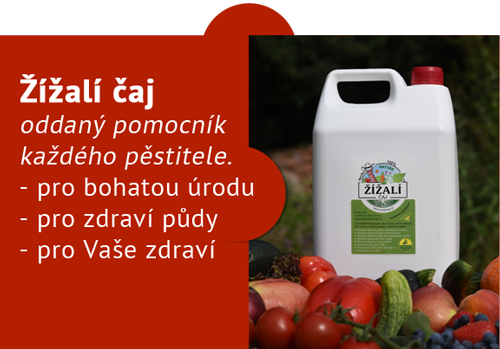 žížalí čaj - přírodní hnojivo