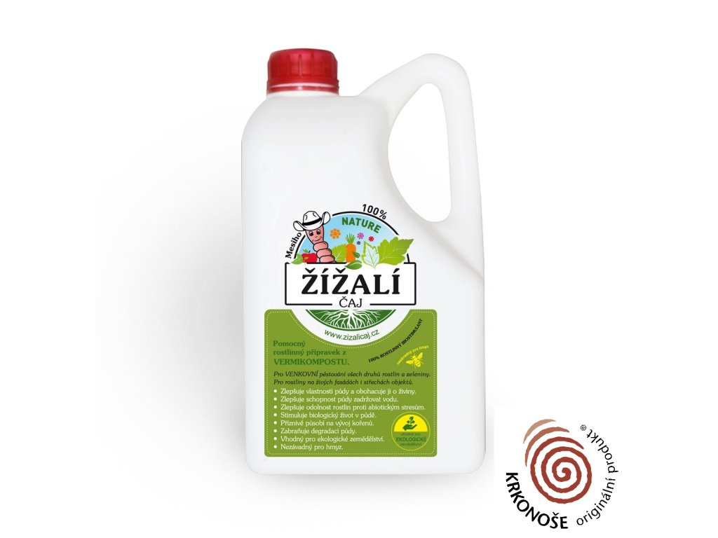 žížalí čaj 2 litry Originální produkt Krkonoše