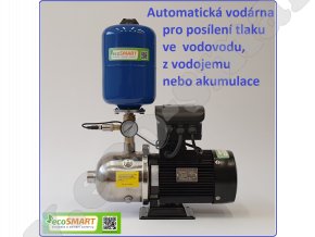 Domácí vodárna pro posílení tlaku