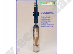 EcoSmart ECONOMIC vřetenové čerpadlo do vrtů